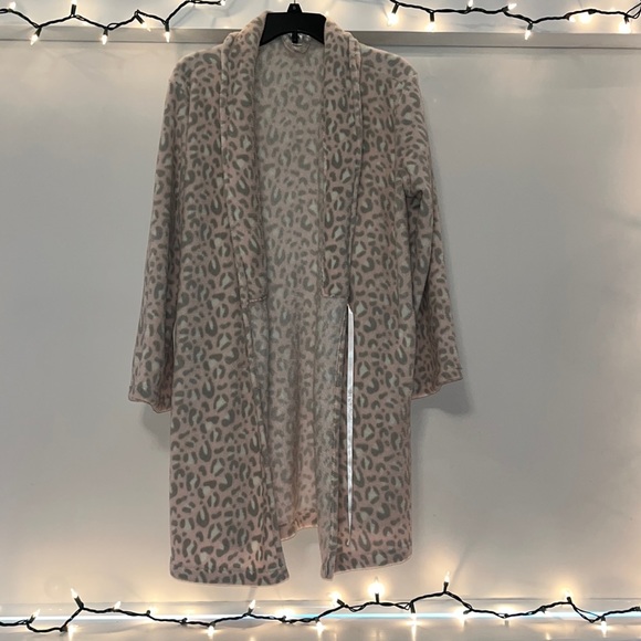 Ulta Light Pink Cheetah Print Robe - Size S/M - Picture 1 of 5